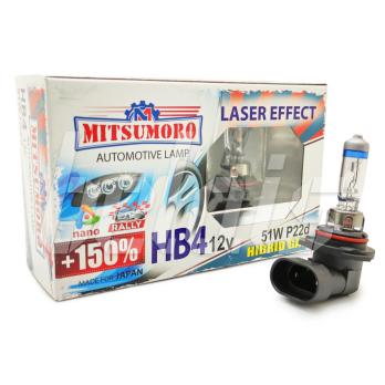 Лампы галогенные MITSUMORO LASER EFFECT HB4 +150%