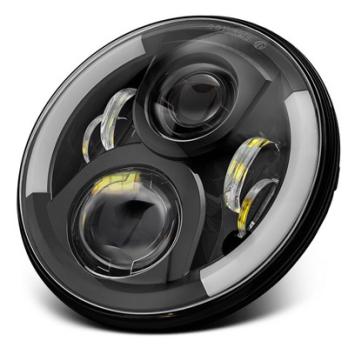 Светодиодные фары ближнего/дальнего света 7″, с режимом ЯРКОГО габаритного света по бокам “CAMARO STYLE”