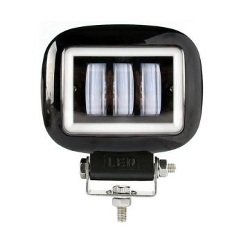 Светодиоды рабочего света WL 10X3 CREE 30W S, со светодиодной подсветкой на габарит “Ангельский глаз”