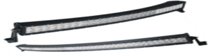 Изогнутая балка светодиодная  2-рядная  3030-3D/4D