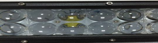 Изогнутая балка светодиодная  2-рядная  3030-3D/4D