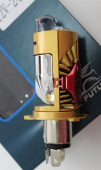 MINI LED LENS KA-888 H4 с вентилятором и двойной линзой