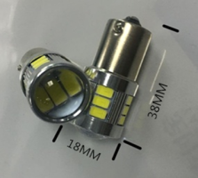 Лампы габаритные ZENITH 1156/1157-5630-18SMD 12-28V Nonpolar  (компл - 2 шт)