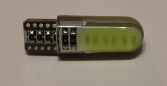 Лампа габаритная 0046  T10 SIL COB BIG 12V