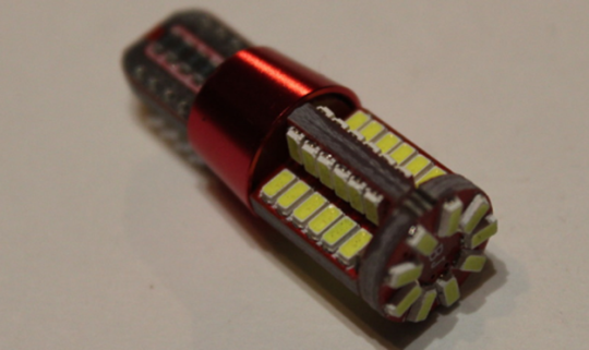 Лампа габаритная 0022 T10-Silicon-3014-57SMD CANBUS  12V