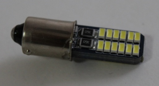 Лампа габаритная V0267 BA9S-3014-24SMD canbus 12V