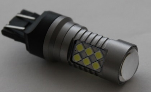 Лампа габаритная V0301 7443-3030-24SMD 6W nonpolar  12V-24V