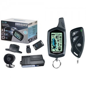 Автосигнализация SHERIFF ZX-750 (комплектация 1 жк брелок)