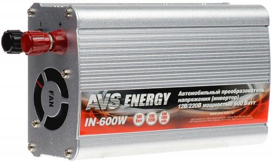Автомобильный инвертор AVS 12/220V IN-600W
