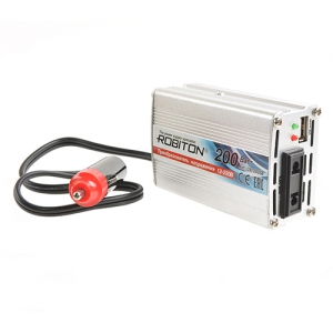 Инвертор 12V-220V ROBITON CN200USB 200W