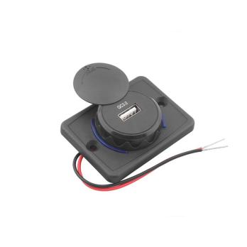 Зарядка автомобильная универсальная для монтажа тонкая USB3,0 12/24V 5V/3А 9V/2A 12V1,5A QUICK CHAR