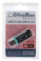 USB FLASH DRIVE 4GB 230 Black 2/0