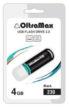 USB FLASH DRIVE 4GB 230 Black 2/0