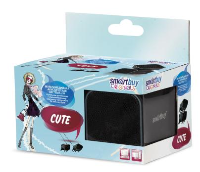 Акустическая система SmartBuy CUTE, 6Вт USB черно-серые SBA-2570