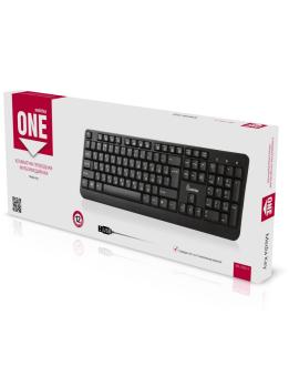Клавиатура проводная мультимедийная Smartbuy ONE 208 USB  (SBK-208U-K)