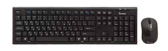 Комплект клавиатура+мышь Smartbuy 23335AG черный (SBC-23335AG-K) /10