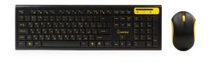 Комплект клавиатура+мышь Smartbuy 23350AG(SBC-23350AG-KY) черно/желтый