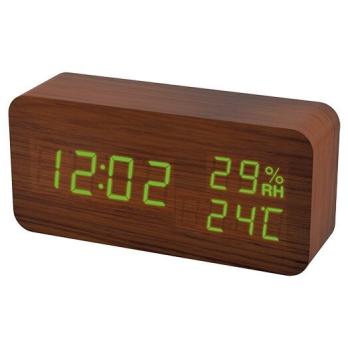 Часы-будильник  PERFEO Wood (PF-S736)