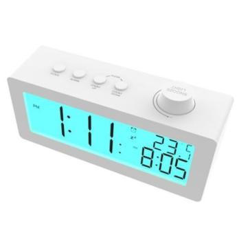 Часы-будильник Ritmix CAT-111 White