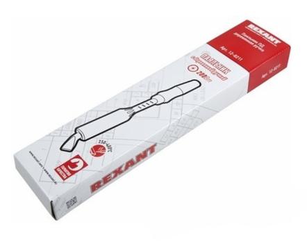 Паяльник ПД 220В 200Вт деревянная ручка  (W-200)  REXANT