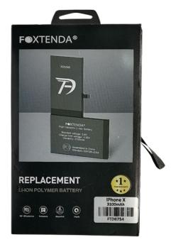 Аккумуляторная батарея Foxtenda для Apple iPhone X 3100 mAh усиленная (в коробке)